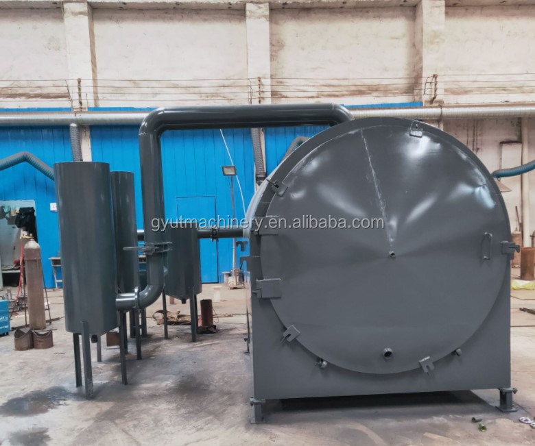 8-10h Carbonization Time Horizontal Airflow Charcoal Carbonization Stove for Coconut Shell