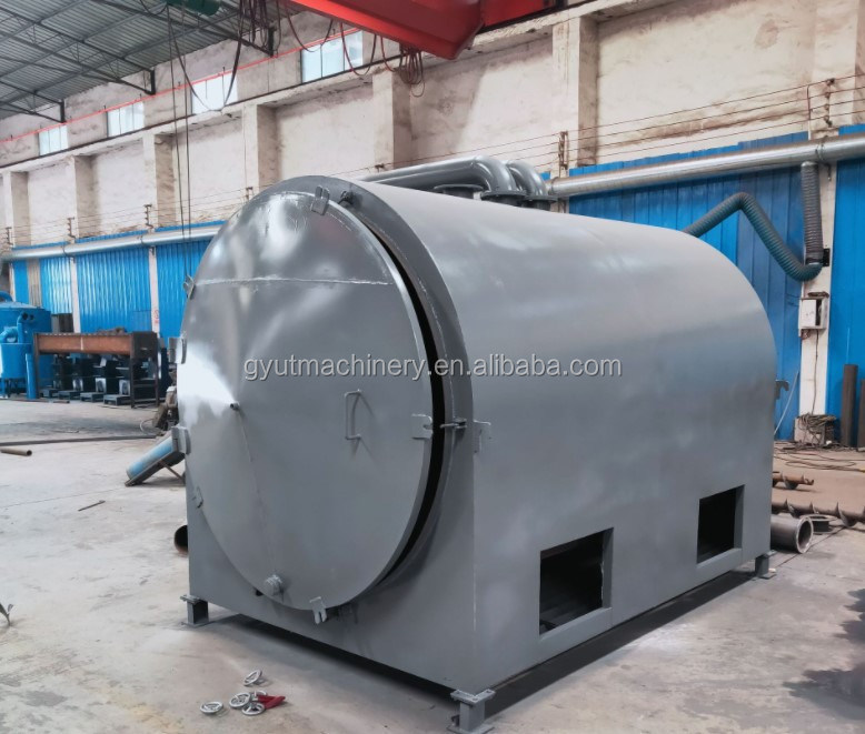 Wood Logs Carbonization Furnace with 2.4CBM Effective Volume 30-50kg Firewood per Time