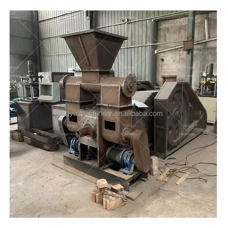 1-1.4g/cm3 Briquette Density Piston Type Wood Sawdust Briquette Press Machine for Farms