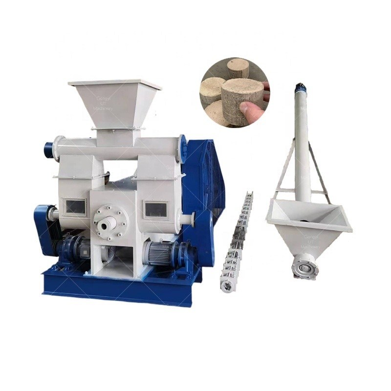 1000kg/h Biomass Fuel Sawdust Ram Type Briquette Making Machine 70mm Diameter