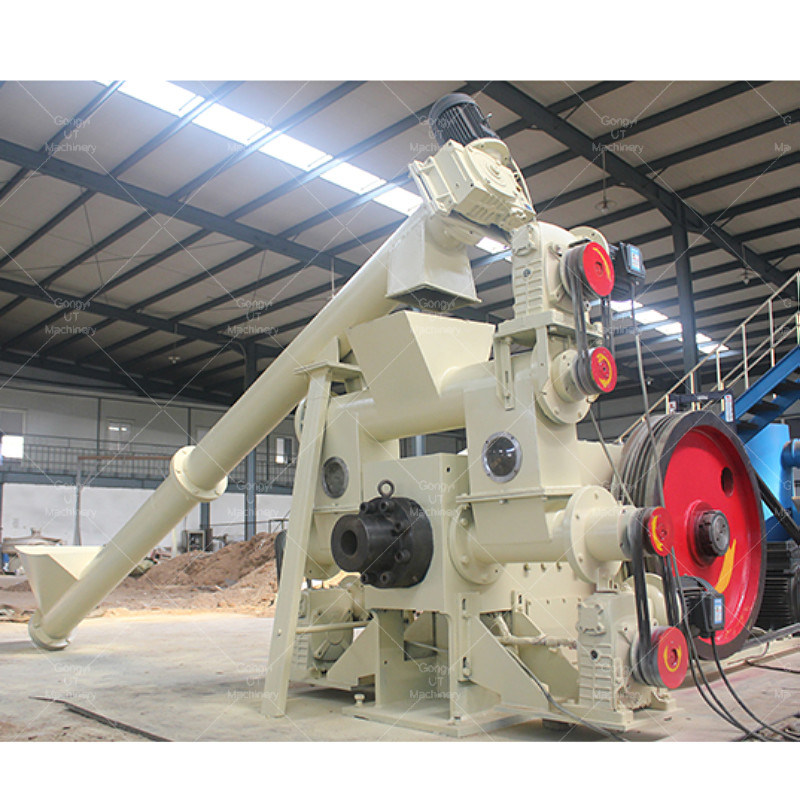 1000kg/h Biomass Fuel Sawdust Ram Type Briquette Making Machine 70mm Diameter