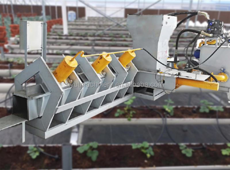 Full Automatic 5 kg Coco Peat Block Making Machine with Fiber and Husk Chip Material