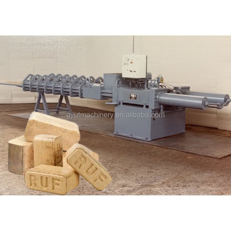 400 piece per hour Sawdust Wood Chips Briquette Making Machines with Customized Voltage