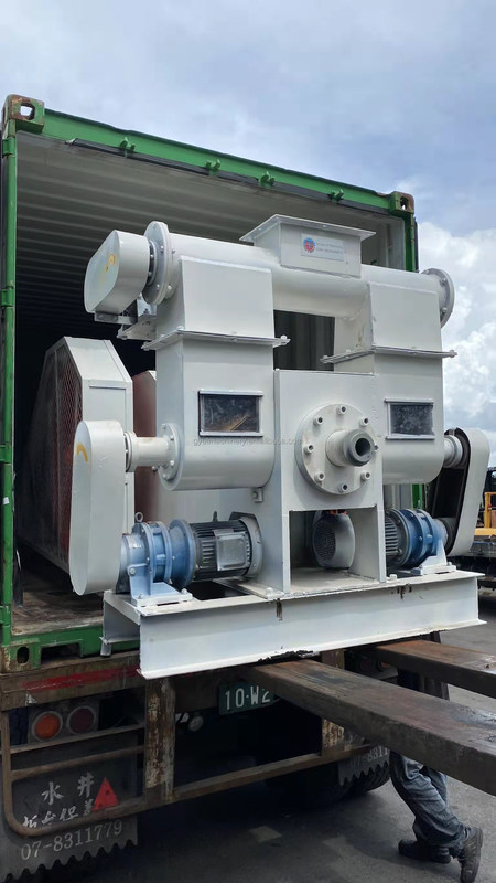 1750*1250*680 Wood Sawdust Piston Press Briquette Machine with 8-75mm Briquette Size