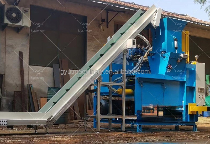 Wood Sawdust and Shavings Baler Machine for Hamster Pet Supplies 2300*5700*2900mm