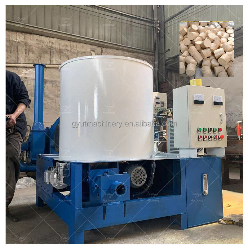 8%-12% Moisture Biomass Briquette Machine for Wood Waste Recycling and Fuel Production