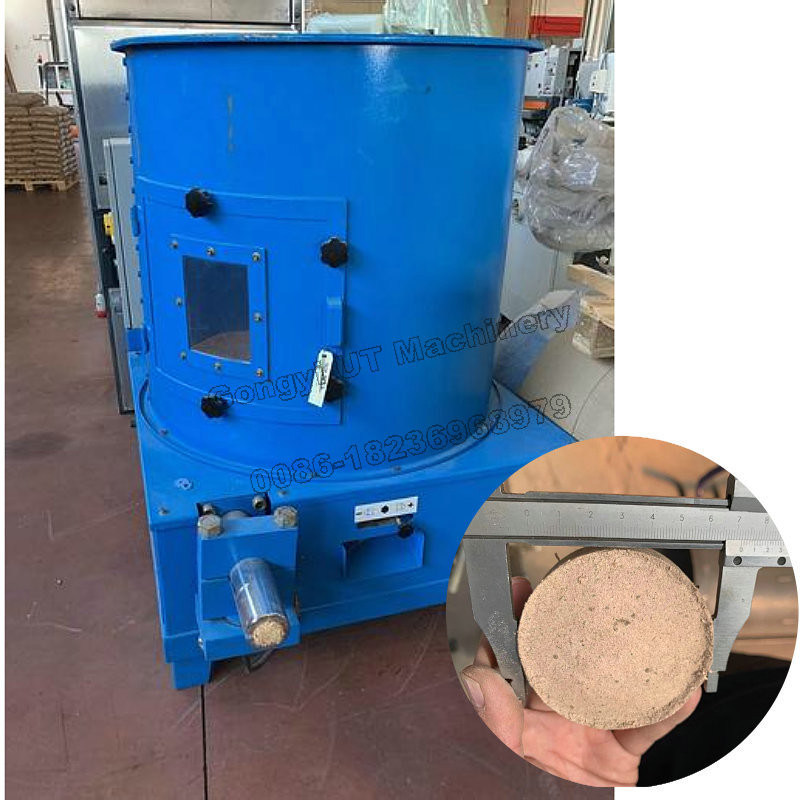 Piston Type Biomass Solid Fuel Wood Sawdust Briquette Press Machine for Manufacturing Plant