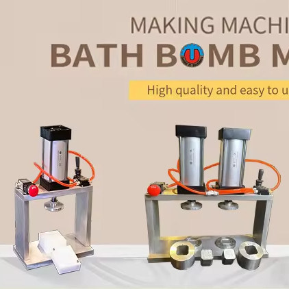 Manufacturing Plant 2024 Design Pneumatic Bath Bomb Press Machine for Women Body Care
