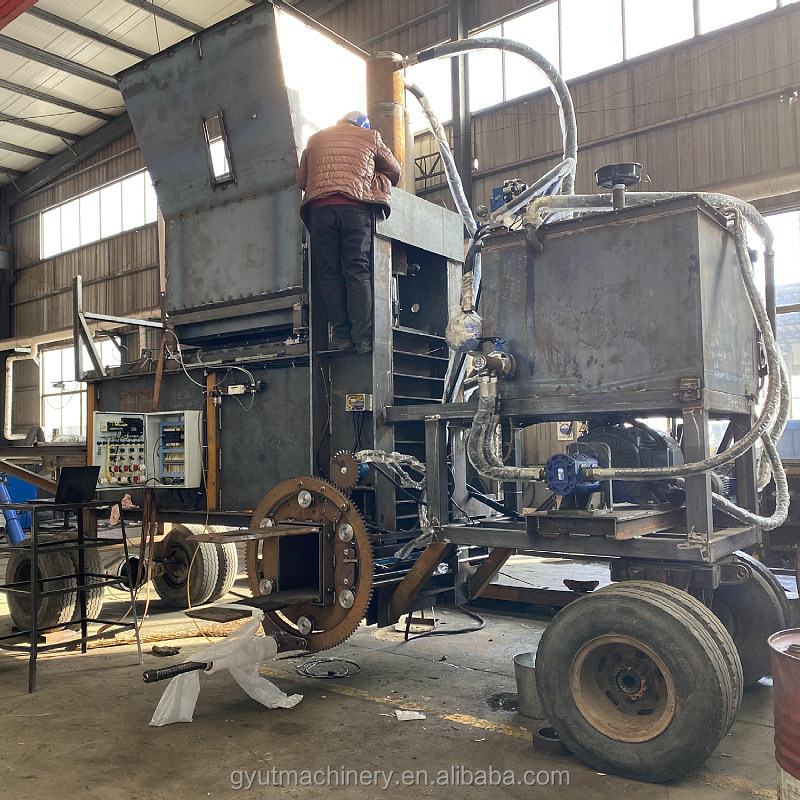 Combined Silage Baler Wrapper Machine for Hydraulic Straw Alfalfa Cotton Seeds Packing Bagging