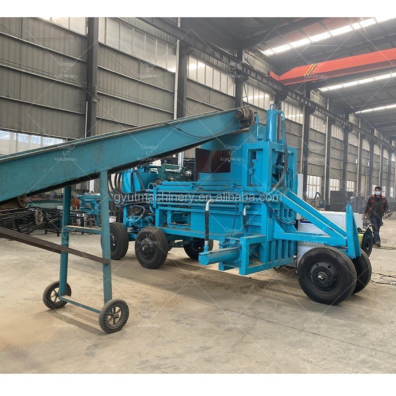 Baling Packing Automatic Horizontal Hydraulic Alfalfa Hay Sawdust Rice Husk Cotton Seed Baler Press Machine