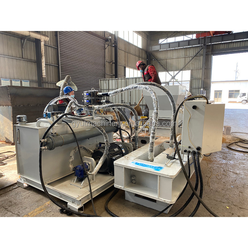 5mm Feeding Raw Materials Size Cocopeat Block Press Machine 5kg Coir Pith Block Machine