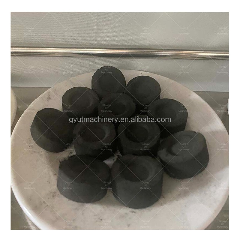 1200KG Weight Round Block Charcoal Hookah Charcoal Making Machine for 30-45MM Tablets