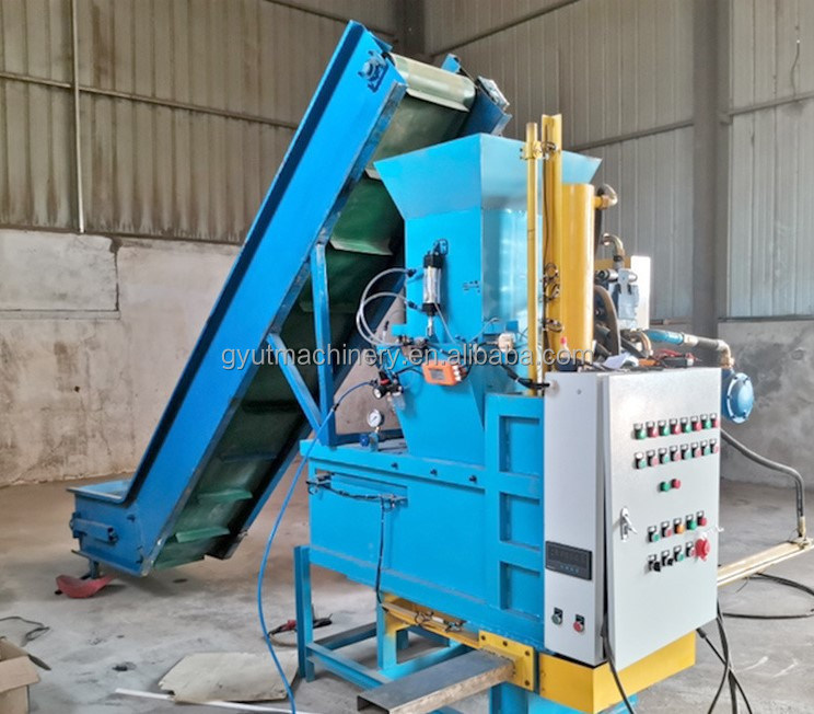 Wooden Case Packing Automatic Weighting Wood Shavings Baler Press Baler for Small Bed