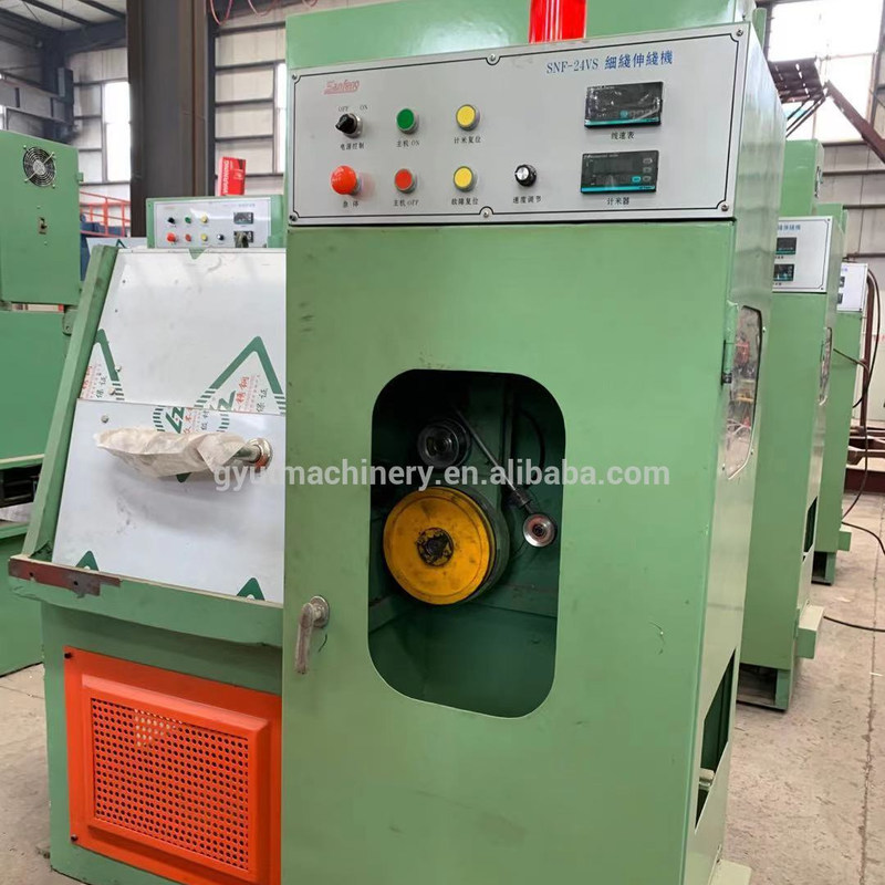 Low Carbon Steel Wire Drawing Machine with Tungsten Carbide Coating and 7.5kw Motor