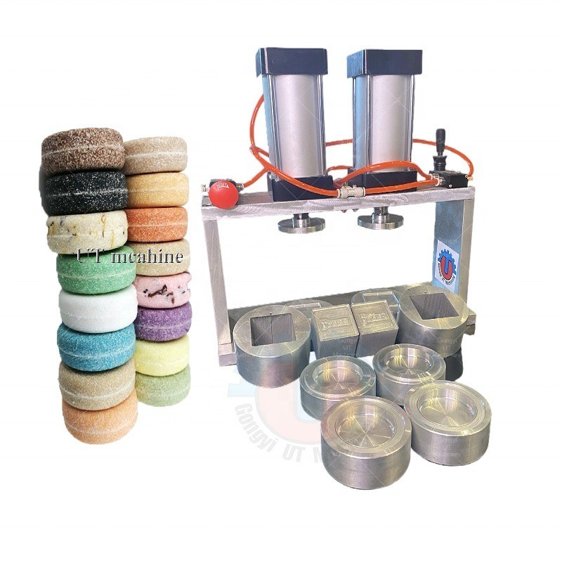 55KG Weight Bath Fizzes Making Hydraulic Bubble Bath Shower Bombs Machine for Europe