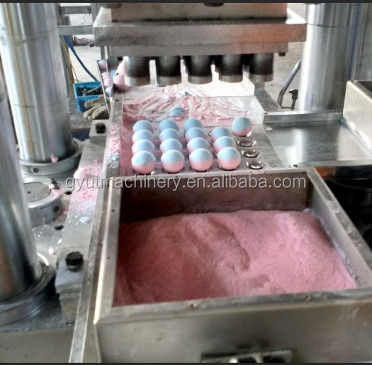 Natural Salts Essential Oil Bath Bomb Fizzy Making Machine for Shampoo Production