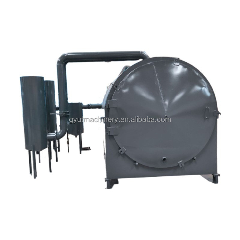 7.5kw 0.75 Rotary Carbonization Furnace Solution for Cotton Stalk Briquette Recycling