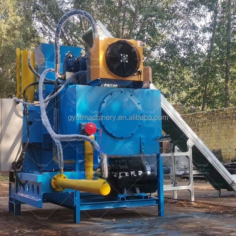 Wood Shaving Compress Packing Machine 2100 KG Horizontal Sawdust Baler Machine With Great