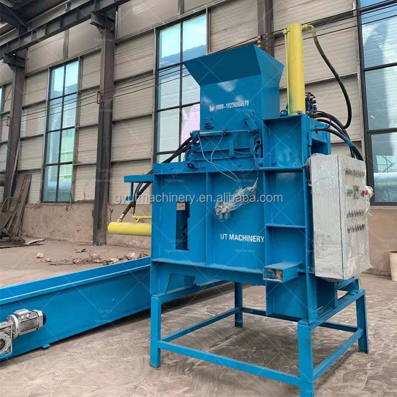 Wood Shavings Chips Press Baler Machine for Small Animal Bedding 1.6*0.63*1.24m Size