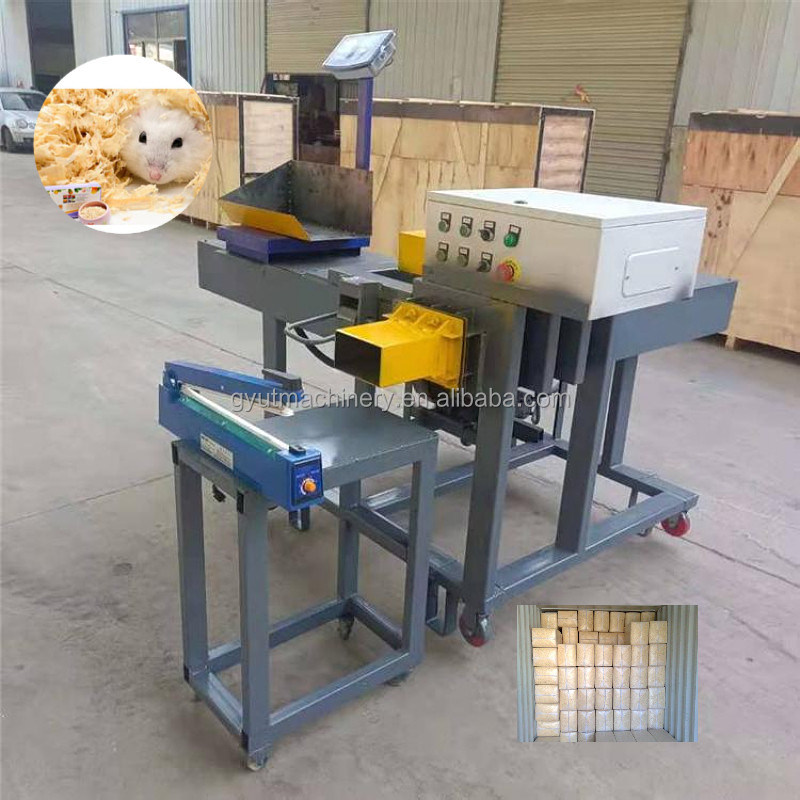 Easy to Operate Wood Shavings Sawdust Baler Machine for Hamster Bedding Multi Function