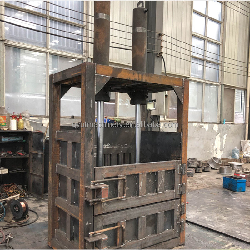 Stand-up Pouch Packaging Type Carton Compress Baling Machine for Waste Paper Used Cloth