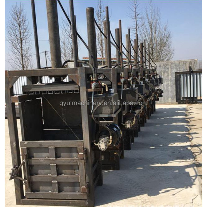 Stand-up Pouch Packaging Type Carton Compress Baling Machine for Waste Paper Used Cloth