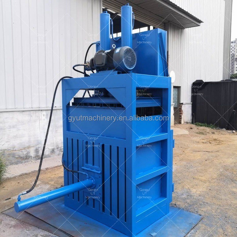 Stand-up Pouch Packaging Type Carton Compress Baling Machine for Waste Paper Used Cloth