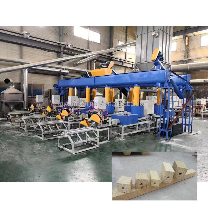 15Kw Automatic Wooden Block Pallet Feet Making Machine for Euro Pallet Production