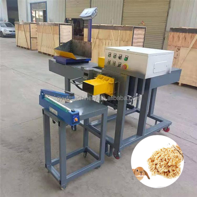 10% Off Discount Automatic Wood Shaving Baler for Animal Bedding Long Service Life