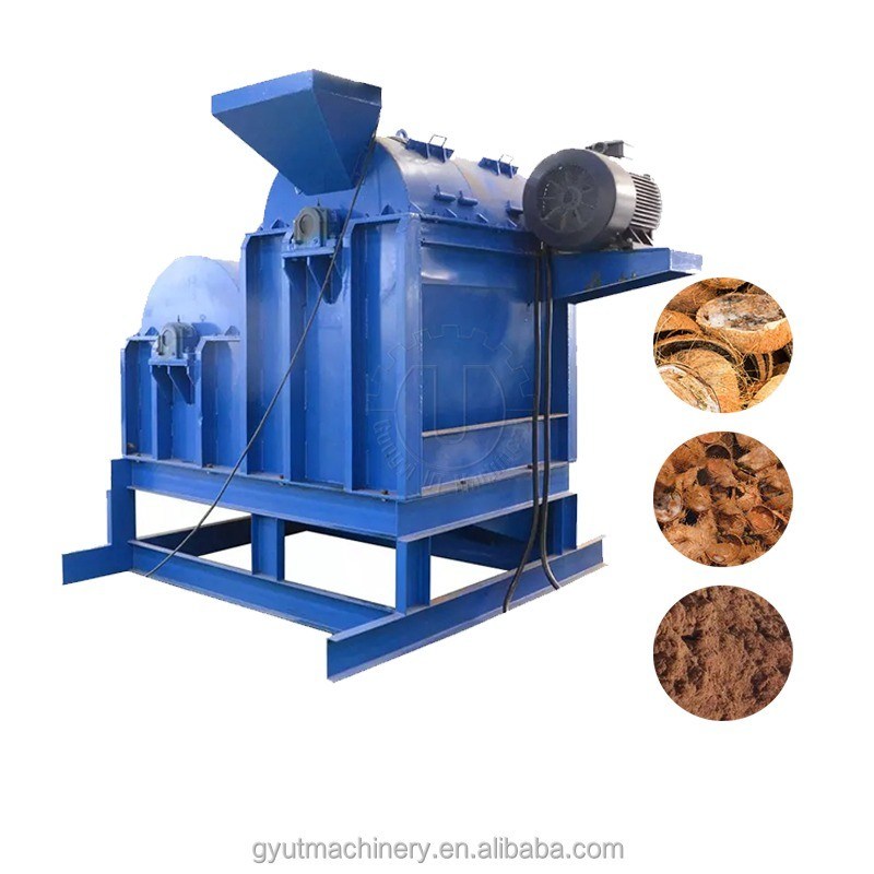 Coir Husk Processing Machine for High Capacity Coconut Fiber Extraction 1000-1200kg/h
