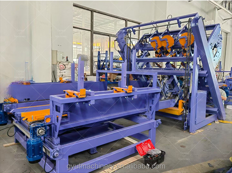 2024 Euro Wooden Pallet Production Line Automatic Nailing Machine and Finger Joint Press