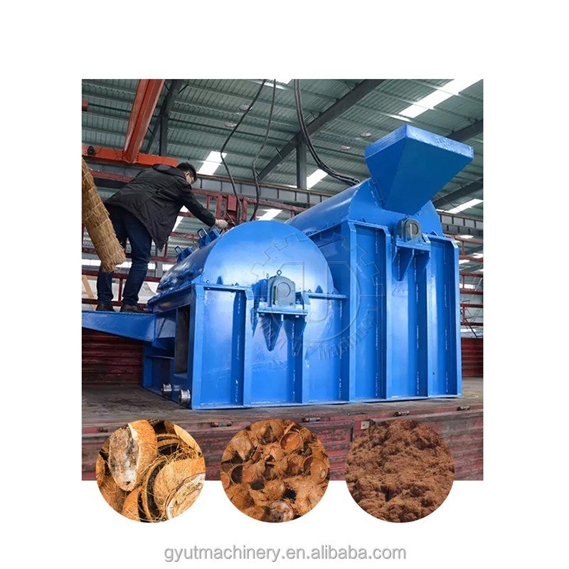 Coir Husk Processing Machine for High Capacity Coconut Fiber Extraction 1000-1200kg/h