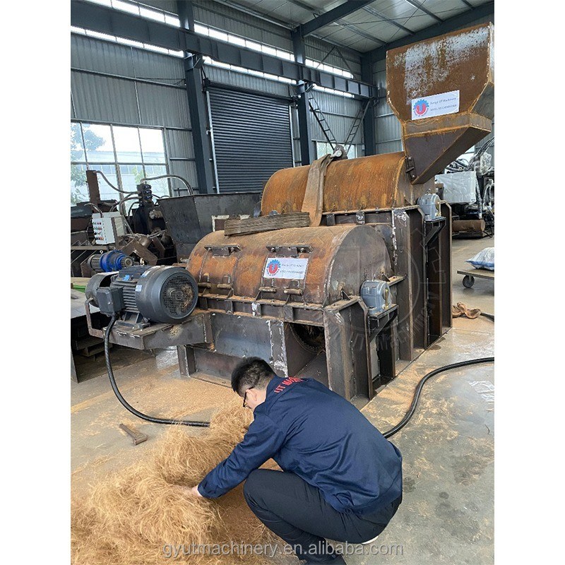 Coir Husk Processing Machine for High Capacity Coconut Fiber Extraction 1000-1200kg/h