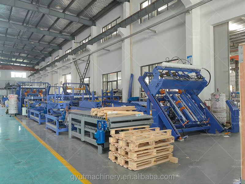 2024 Euro Wooden Pallet Production Line Automatic Nailing Machine and Finger Joint Press