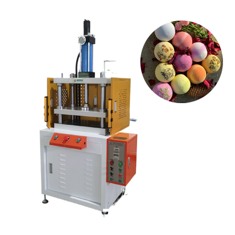 Automated Bath Bomb Press Machine for Sweet Cupcake Donuts Shaped Bath Bombs Production