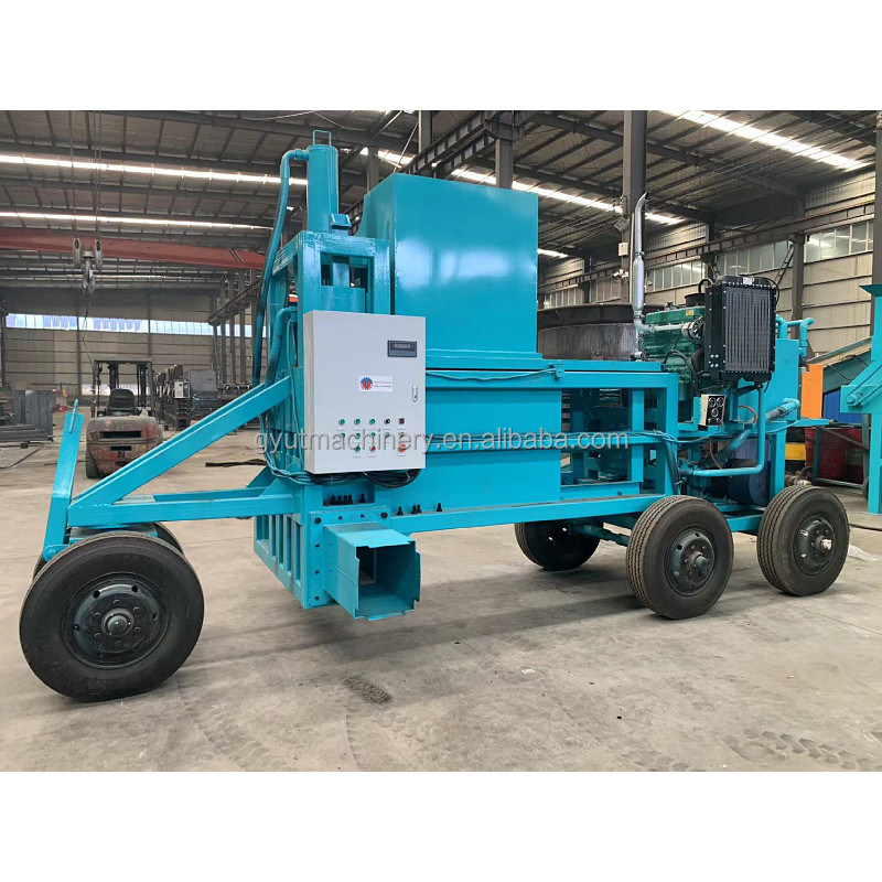 Self-powered Mini Square Baler for Hay Rice Wheat Corn Straw Bagging Machine