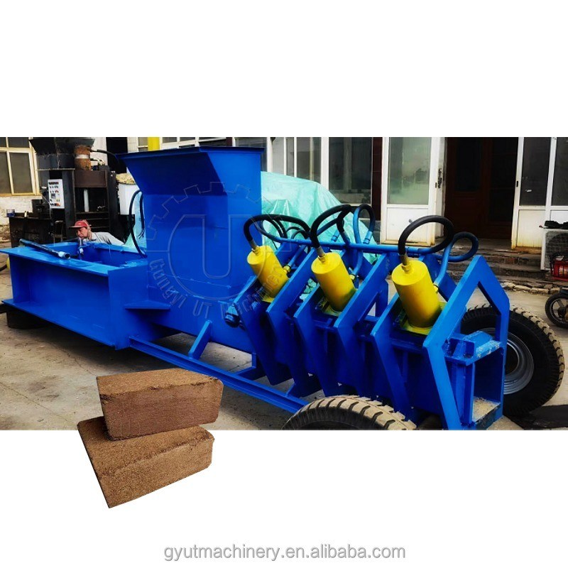 Bags Packaging 30t Pressure Coir Pith Block Briquette Making Machine for Production