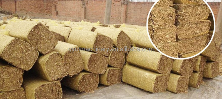 Chopped Straw Corn Silage Wood Shavings Wood Sawdust Cocopeat Baler Packaging Type Bags