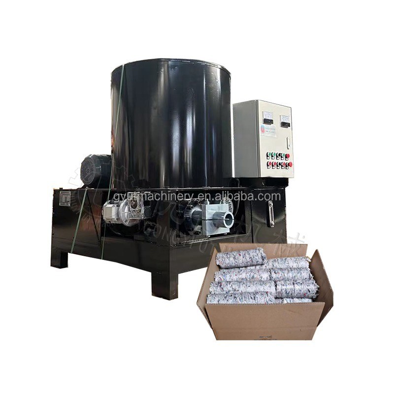 380/220 Voltage Wood Biomass Piston Press Machine for Torn Old Clothes Cloth 60mm 200kg/h