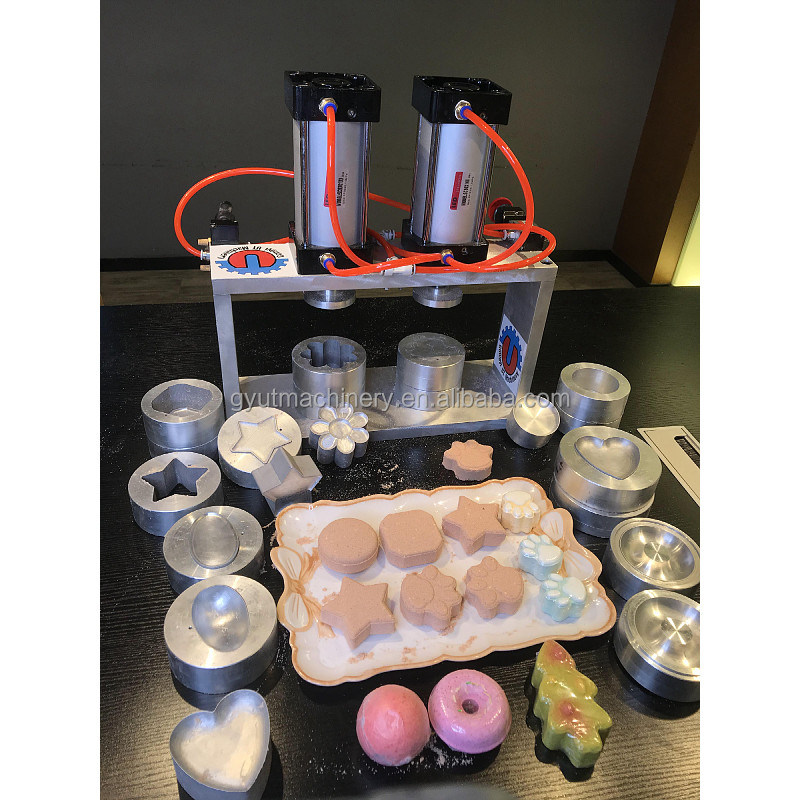 Upgrade Your Bath Bomb Production with Pneumatic Small Machine and Aluminum Mold