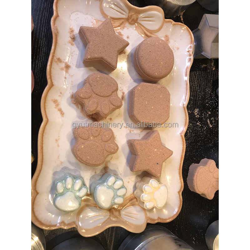 Upgrade Your Bath Bomb Production with Pneumatic Small Machine and Aluminum Mold