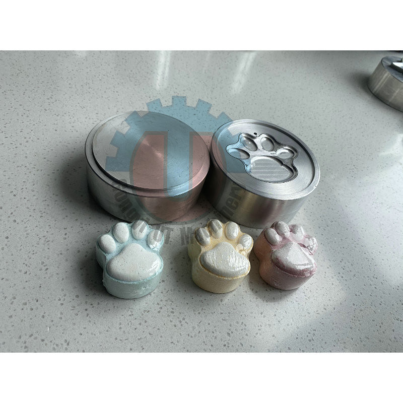 Upgrade Your Bath Bomb Production with Pneumatic Small Machine and Aluminum Mold