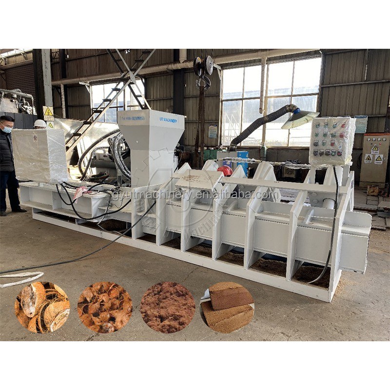 5kg Bales Pressed block Natural Coco Peat Baler Machine for Gardening and Farming patio