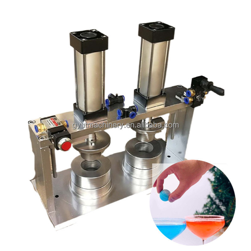 Handmade Cocktail Drink Bomb Ball Press Forming Machine for Making Advanced Design Bar