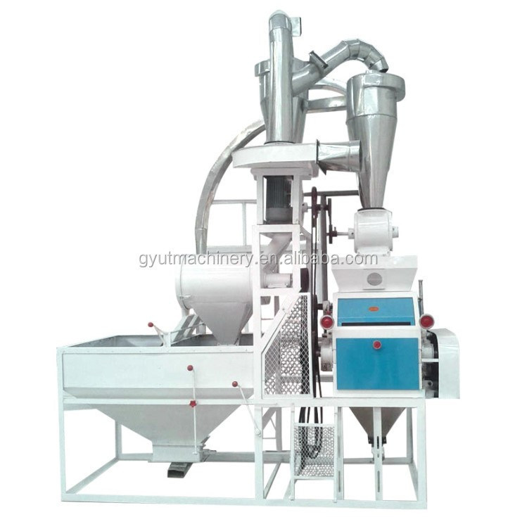 300kg per hour Corn Flour Mill with Competitive and Video Technical Support