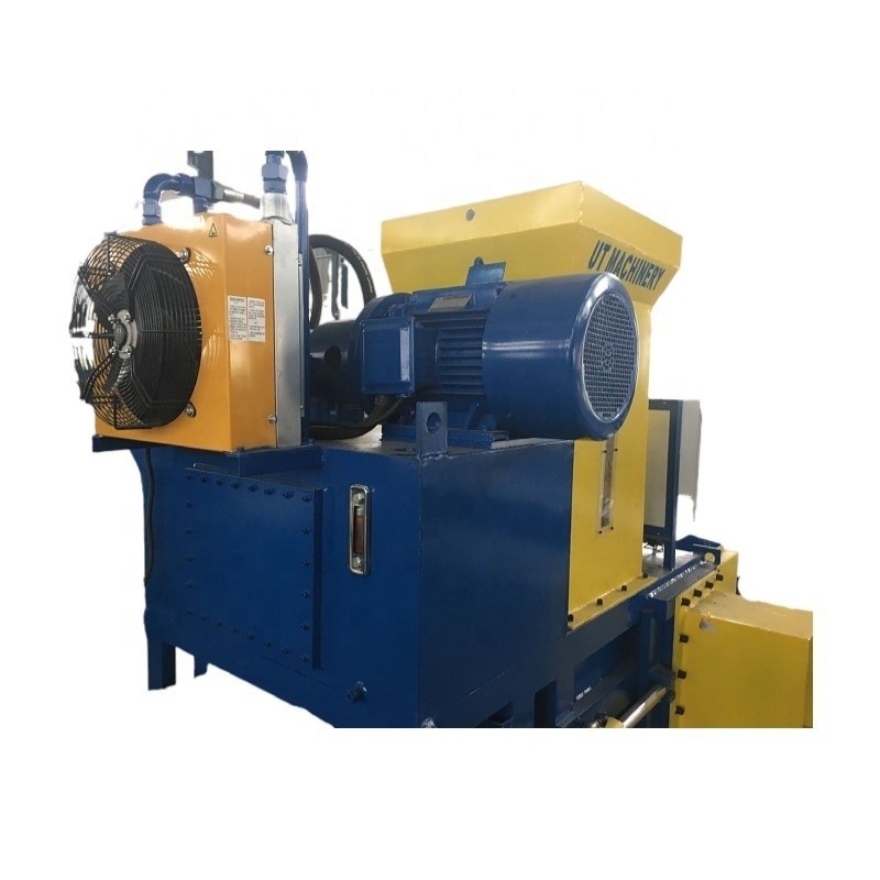 Tractor Trailed Electric Motor Wood Sawdust Baler Machine for Bedding Compressing