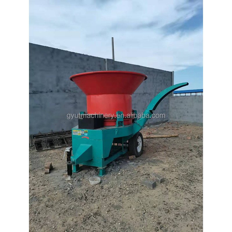 Make Animal Feed with Rotary Type Silage Drum Bale Rice Straw Cutter and Hammer Shredder