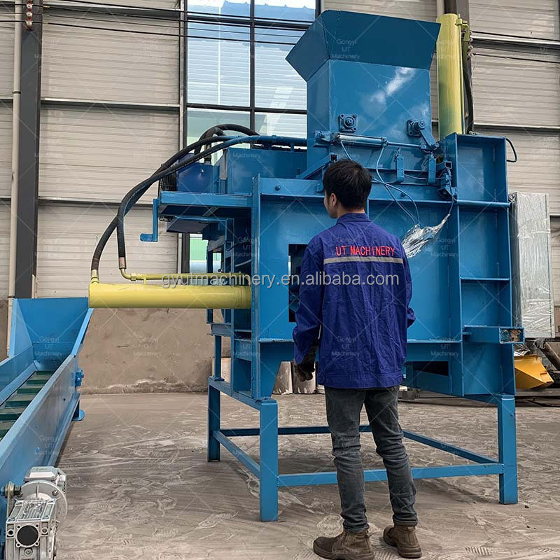 10t Pressure Textile Wiper Bale Rag and Duster Cloth Press Packing Machine for Waste