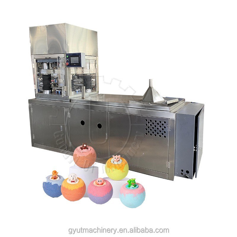 Semi Automated Shampoo Bar Block Steamer Bath Boom Bomb Bath Shower Press Make Mold Machine