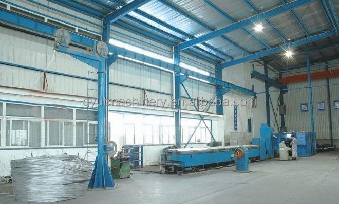 Aluminum Al Rod Drawing Machine with and Inlet Diameter 9.5mm Outlet Diameter 1.7mm